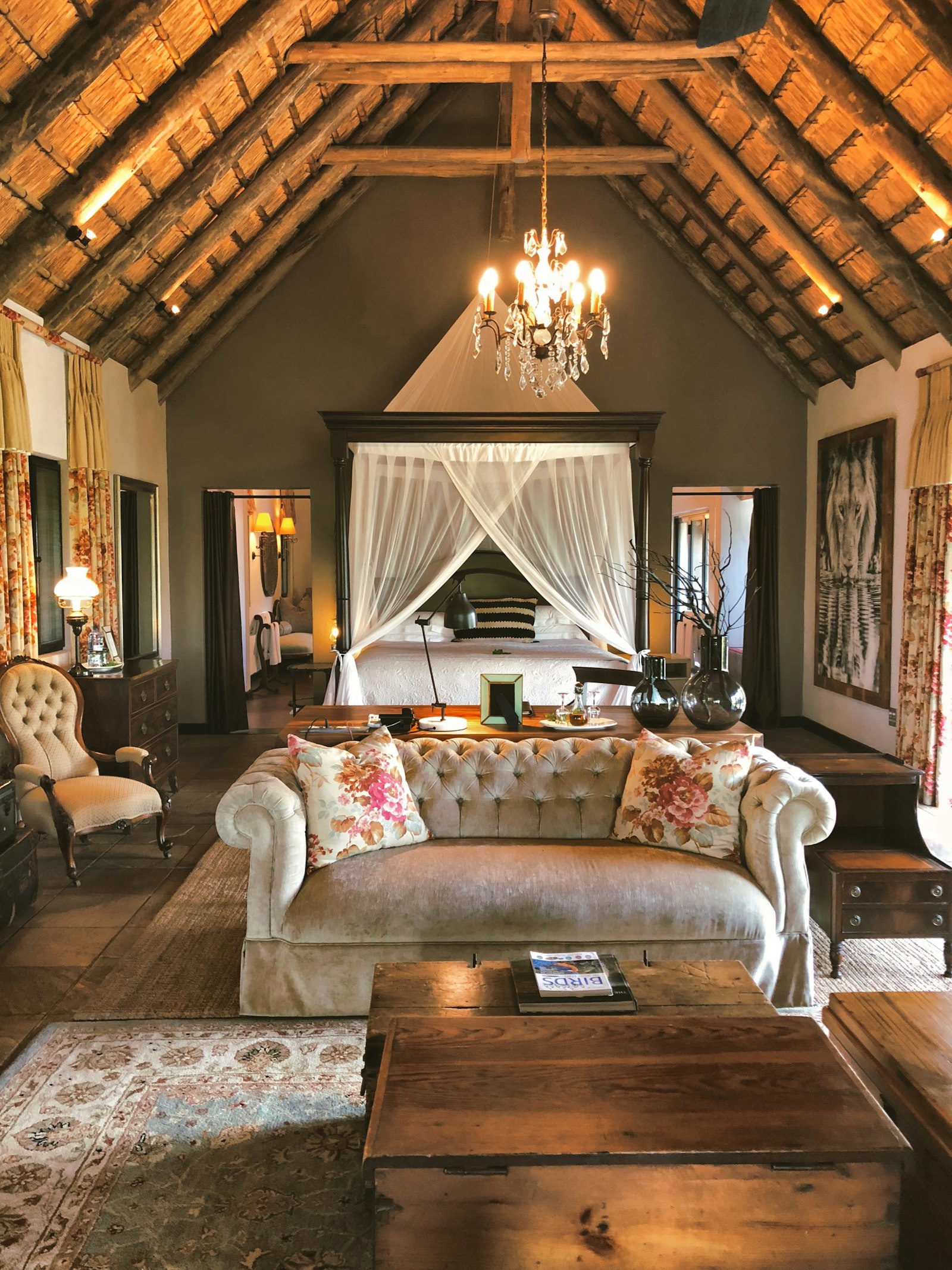 Warm residence interior
